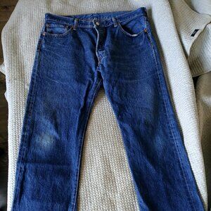 Levis 501 Blue Jeans 36x30